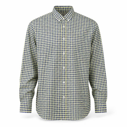 Mens UK Size S Mango Blue  Button-Up Long Sleeve Casual Shirt