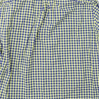 Mens UK Size S Mango Blue  Button-Up Long Sleeve Casual Shirt