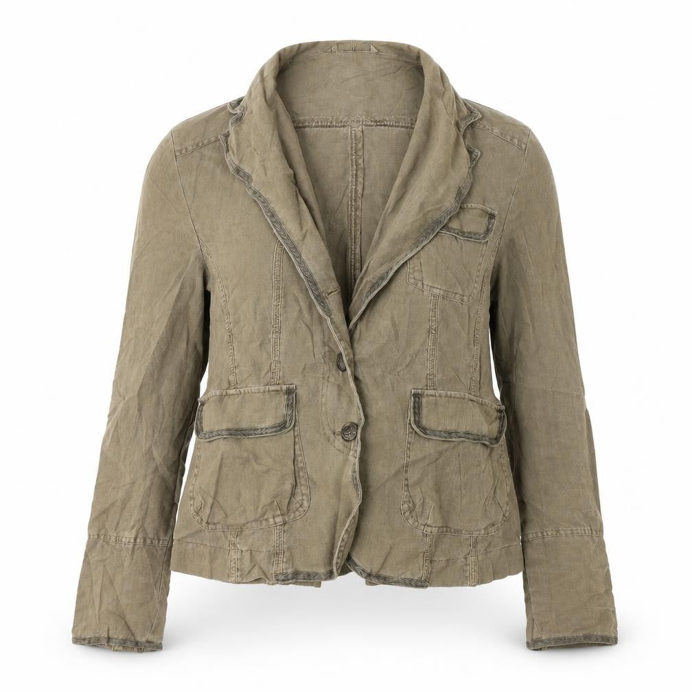 Womens UK Size 12 Papaya Brown Jacket