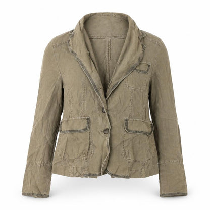Womens UK Size 12 Papaya Brown Jacket