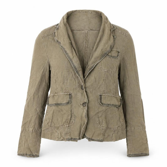 Womens UK Size 12 Papaya Brown Jacket