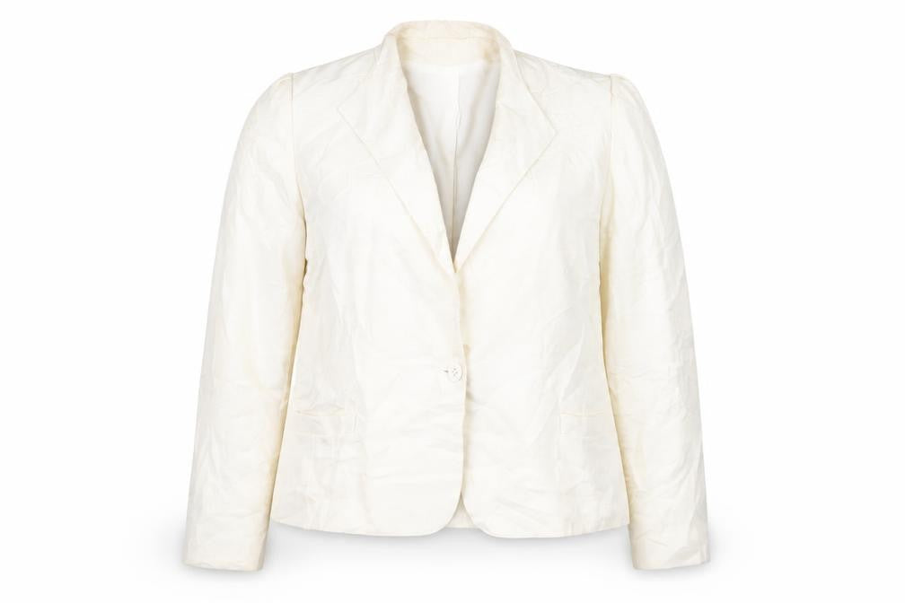 Littlewoods Womens Ivory  Polyester Jacket Suit Jacket Size 16