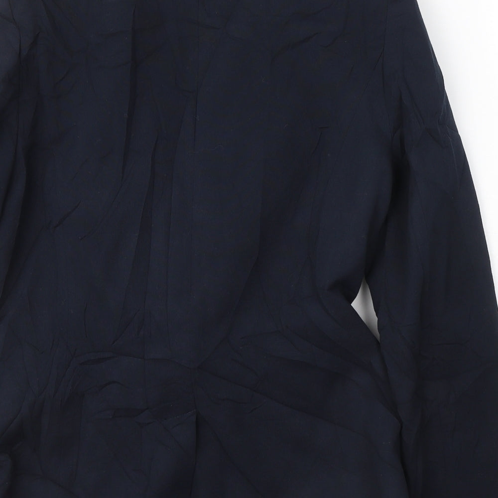 NEXT Womens Blue  Wool Jacket Suit Jacket Size 12