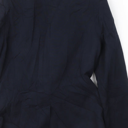 NEXT Womens Blue  Wool Jacket Suit Jacket Size 12