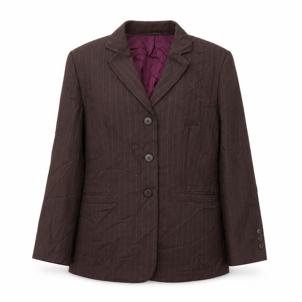 Womens UK Size 12 Marks and Spencer Regular Brown Suit Jacket