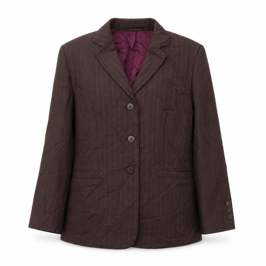 Womens UK Size 12 Marks and Spencer Regular Brown Suit Jacket
