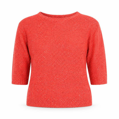 Womens UK Size M F&F Red Pullover Jumper