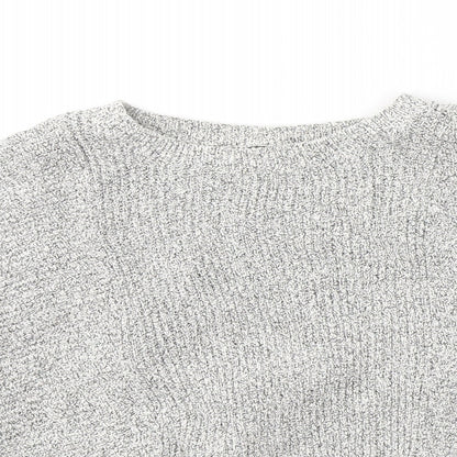 Preworn Womens Grey Round Neck  Cotton Pullover Jumper Size 8