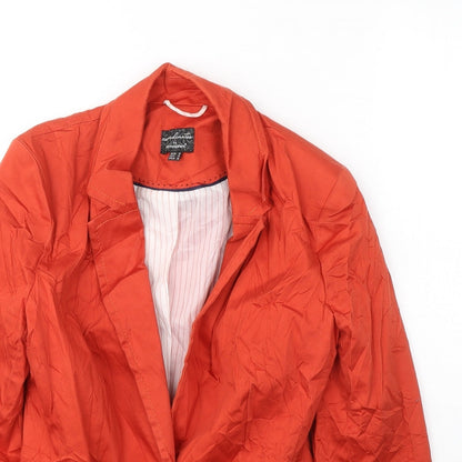 Atmosphere Womens Red  Cotton Jacket Blazer Size 10