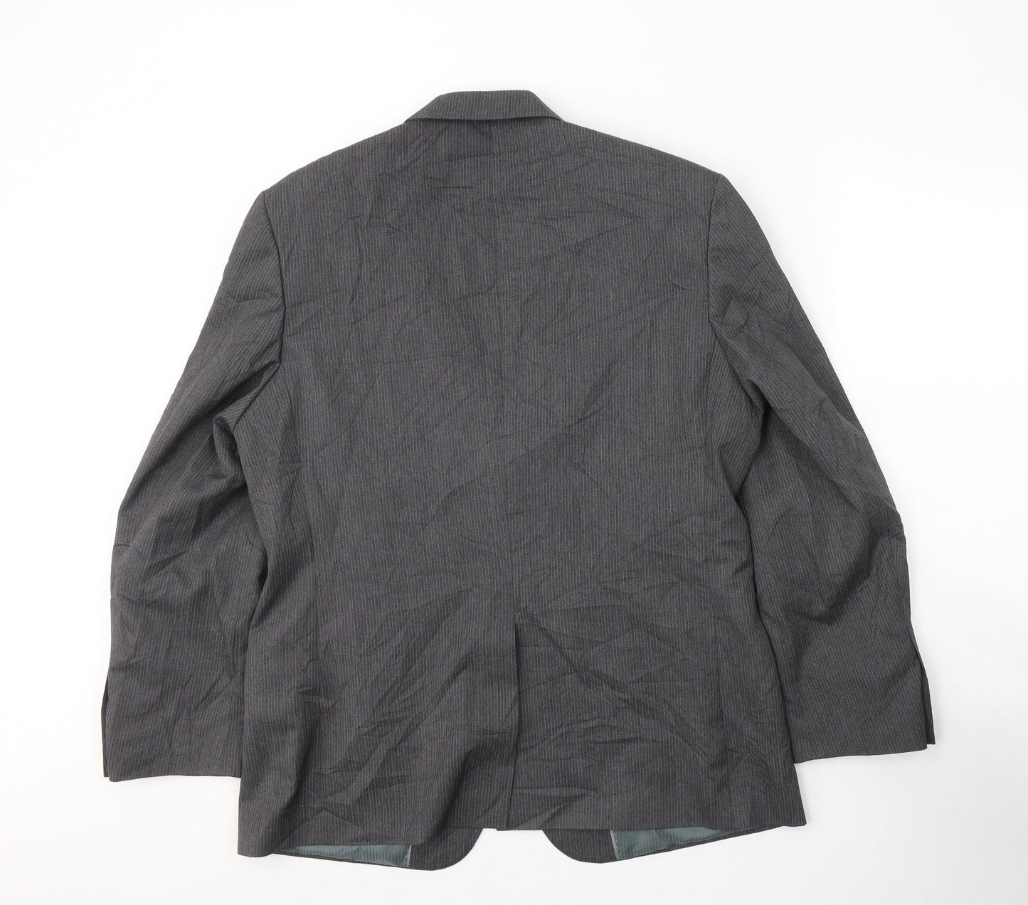 George Mens Grey  Polyester Jacket Suit Jacket Size 40