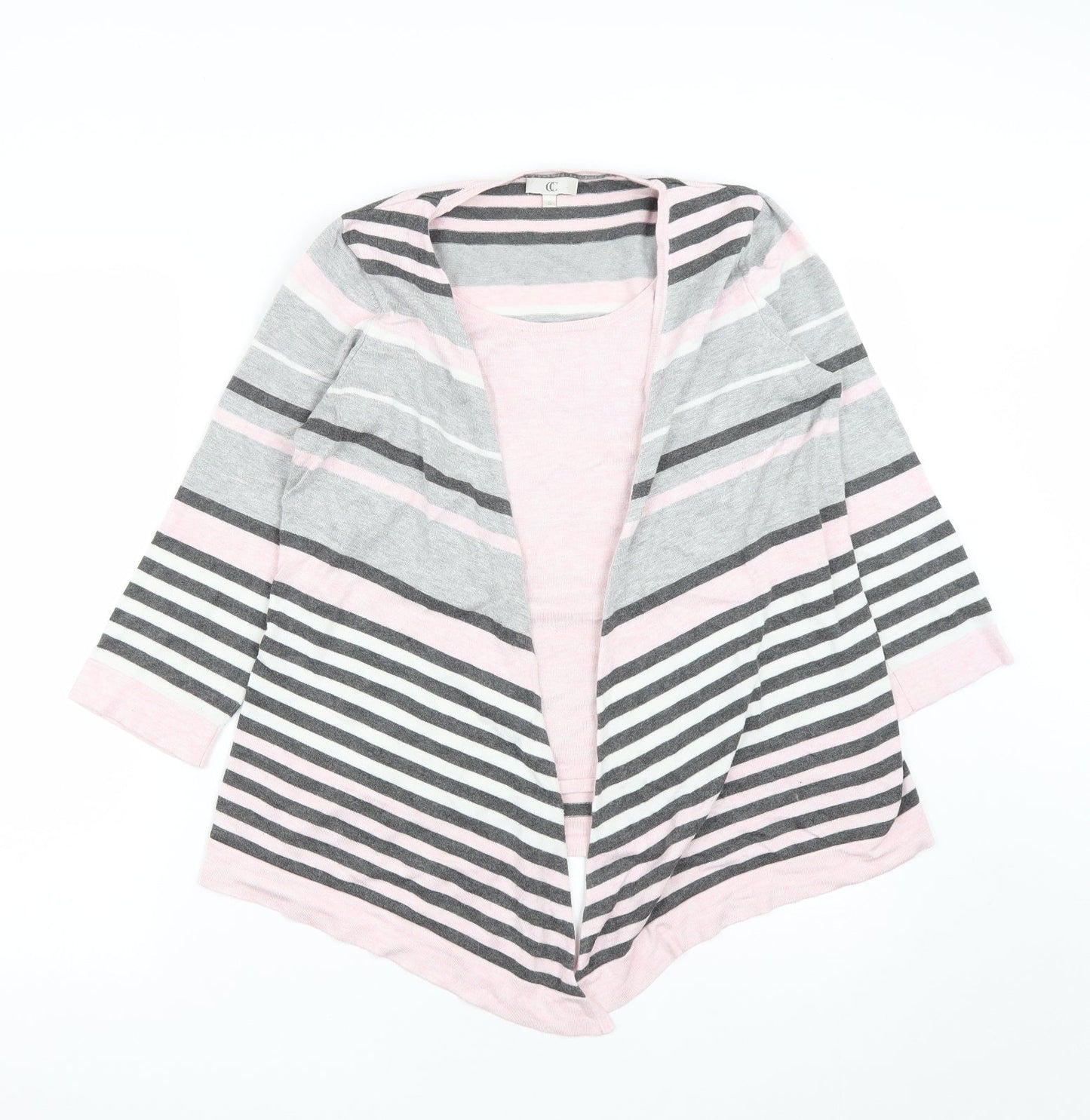 Womens UK Size S CC Pink Pullover Jumper