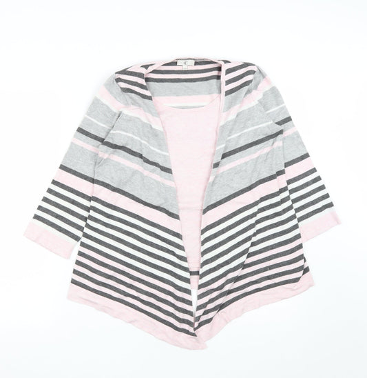 Womens UK Size S CC Pink Pullover Jumper