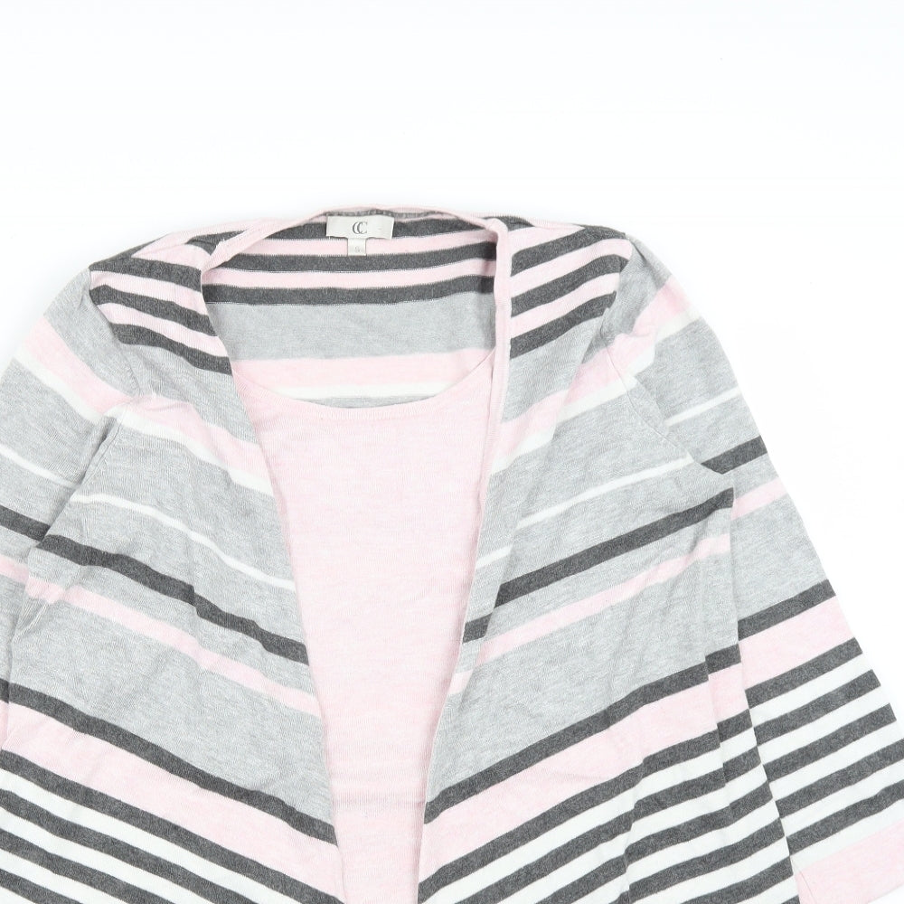 Womens UK Size S CC Pink Pullover Jumper
