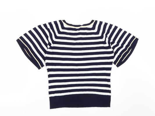 Womens UK Size M M&Co Blue Pullover Jumper
