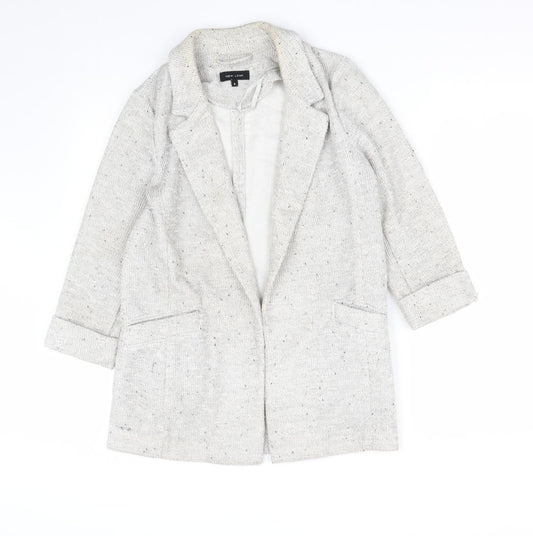 Womens UK Size 8 New Look Grey Jacket