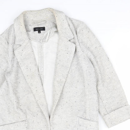 Womens UK Size 8 New Look Grey Jacket