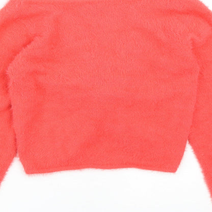 Womens UK Size 16 Threadbare Pink Pullover Jumper