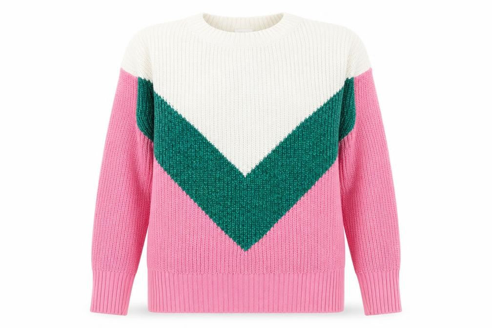 Womens UK Size M Noisy may Pink Pullover Jumper