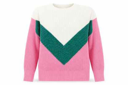 Womens UK Size M Noisy may Pink Pullover Jumper