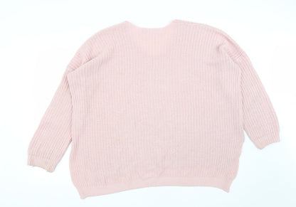 Womens UK Size 12 ASOS Pink Pullover Jumper