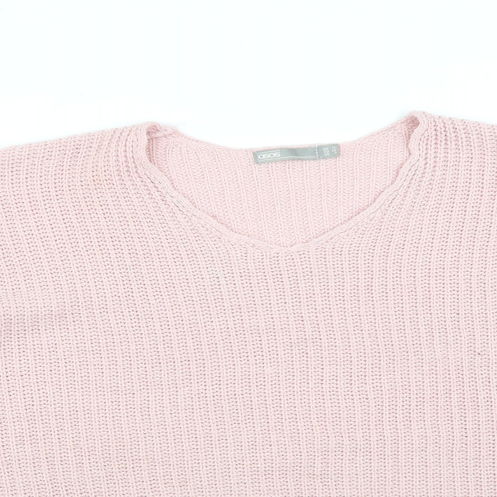 Womens UK Size 12 ASOS Pink Pullover Jumper