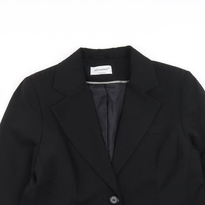 Atmosphere Womens Beige  Polyester Jacket Suit Jacket Size 14