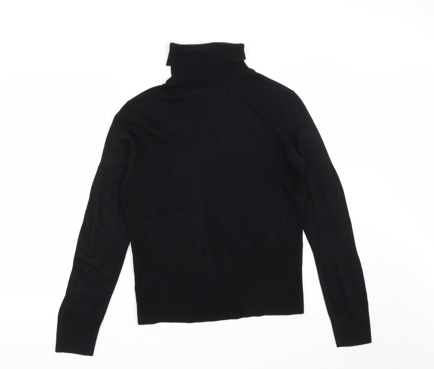 Key West Womens Black Roll Neck  Acrylic Pullover Jumper Size M   - Size 14-16