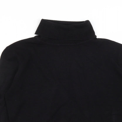 Key West Womens Black Roll Neck  Acrylic Pullover Jumper Size M   - Size 14-16