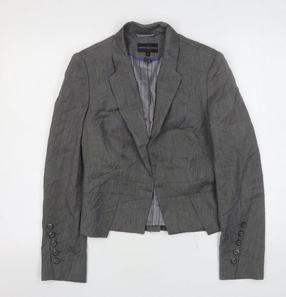 Womens UK Size 8 Marks and Spencer Regular Grey Blazer