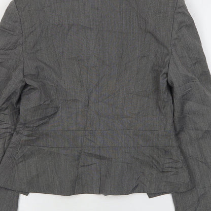 Womens UK Size 8 Marks and Spencer Regular Grey Blazer