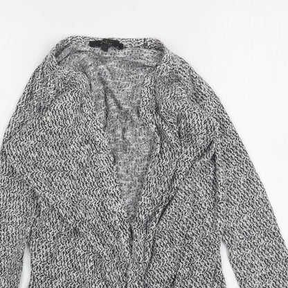 Rock & Rags Womens Grey V-Neck  Viscose Cardigan Jumper Size S