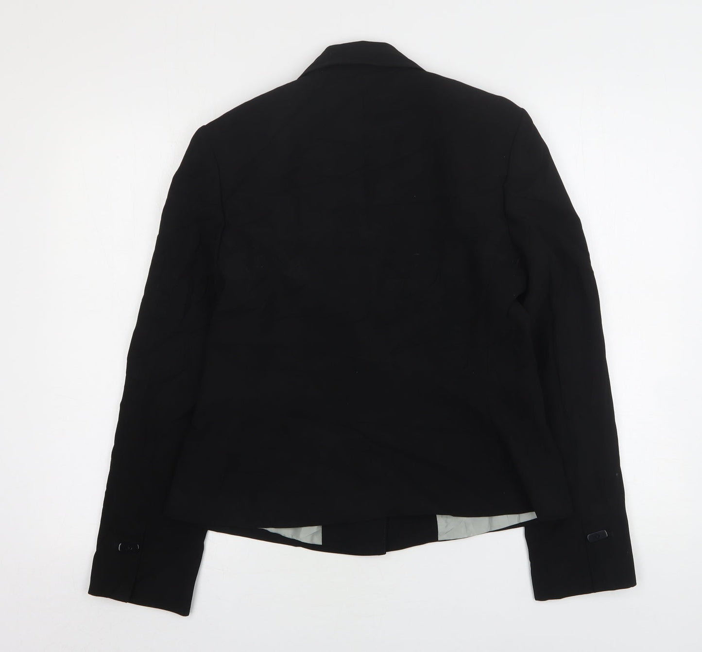 Principles Womens Black  Polyester Jacket Blazer Size 12