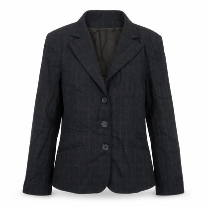 Atmosphere Womens Grey Check Polyester Jacket Suit Jacket Size 14