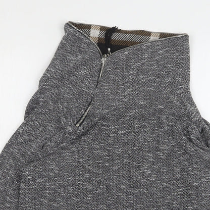 Klass Womens Grey  Polyester Pullover Sweatshirt Size L