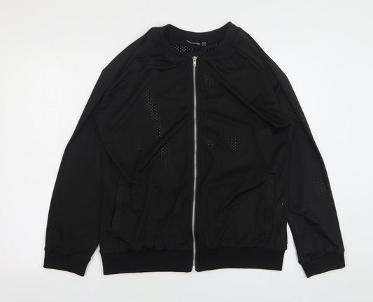 Womens UK Size 14 PRETTYLITTLETHING Black Jacket