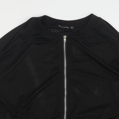 Womens UK Size 14 PRETTYLITTLETHING Black Jacket