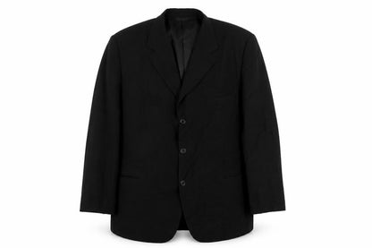 Mens UK Size 44 Savatini Regular Black Suit Jacket