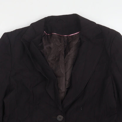 Womens UK Size 12 Bay Regular Brown Suit Jacket