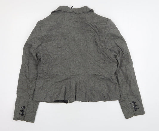 Marks and Spencer Womens Grey  Polyester Jacket Suit Jacket Size 16