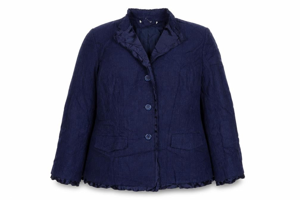 Womens UK Size 18 Classics Regular Blue Suit Jacket