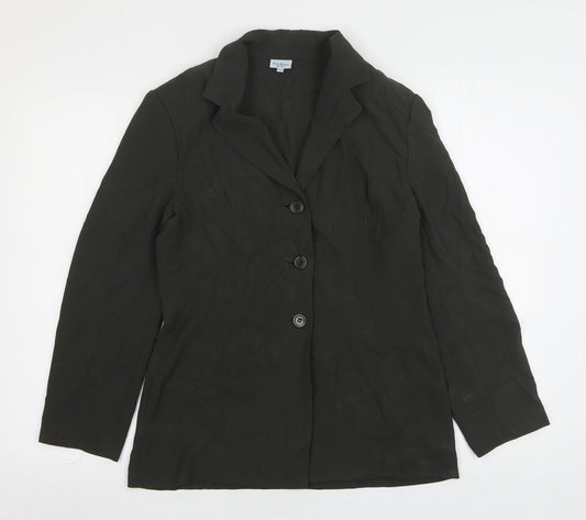 Womens UK Size 10 Anne Brooks Regular Green Blazer