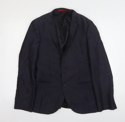 Mens UK Size 38 Ventuno 21 Regular Blue Suit Jacket
