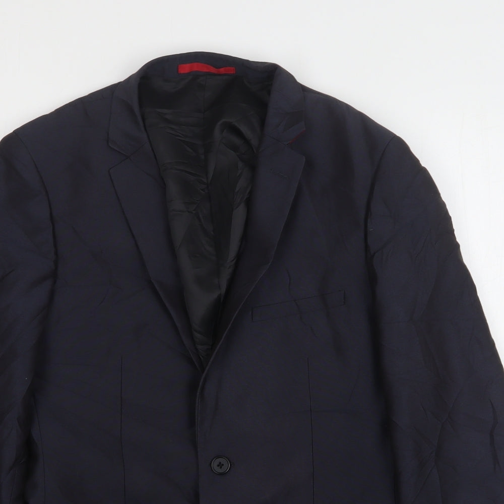 Mens UK Size 38 Ventuno 21 Regular Blue Suit Jacket