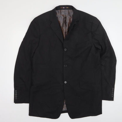 Mens UK Size 42 River Island Regular Grey Suit Jacket