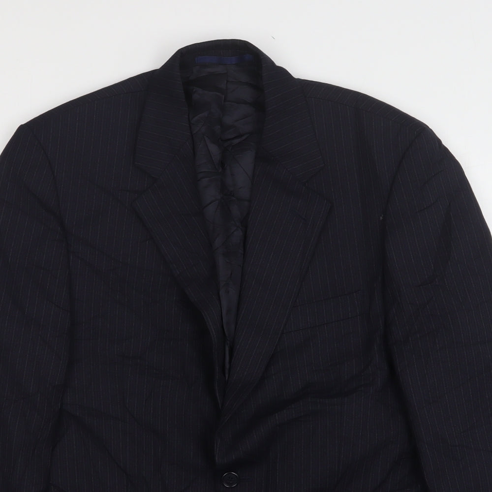 Mens UK Size 40 Sovereign Regular Blue Suit Jacket