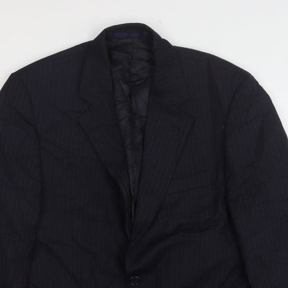 Mens UK Size 40 Sovereign Regular Blue Suit Jacket
