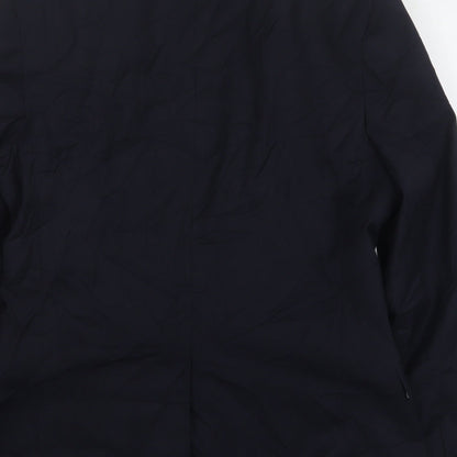Mens UK Size 40 Topman Regular Blue Suit Jacket
