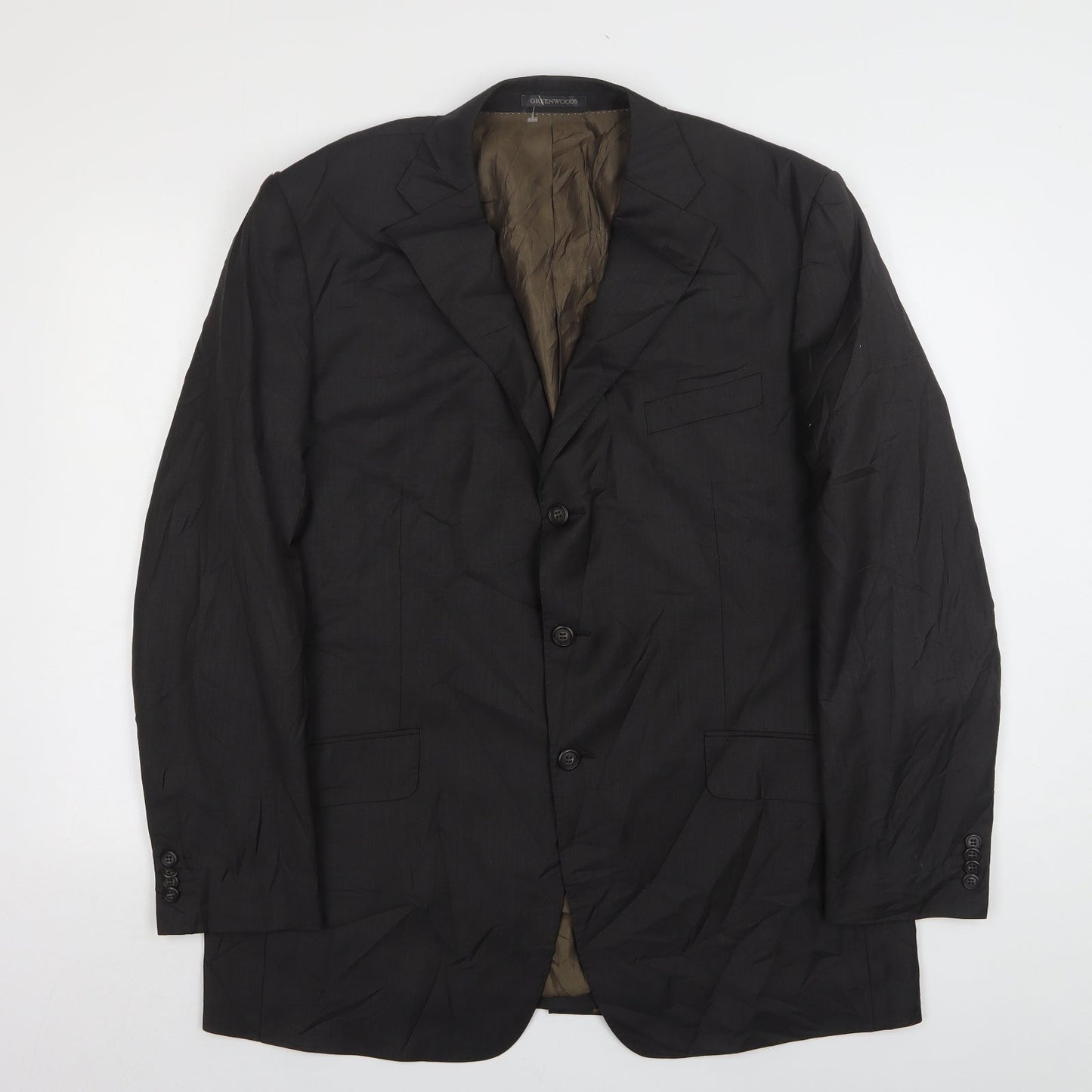 Mens UK Size 44 Greenwoods Regular Grey Suit Jacket