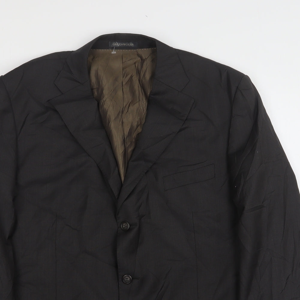 Mens UK Size 44 Greenwoods Regular Grey Suit Jacket