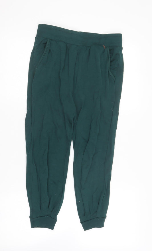 Womens UK Size 6 NEXT Regular Fit Jogger Green Trousers